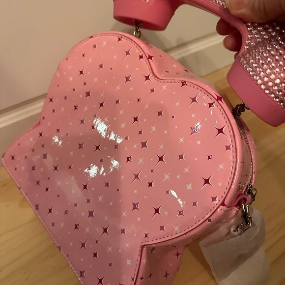 Sugar Thrillz / Dolls Kill SWEET RING GLITTER HANDBAG NWT - Picture 6 of 9